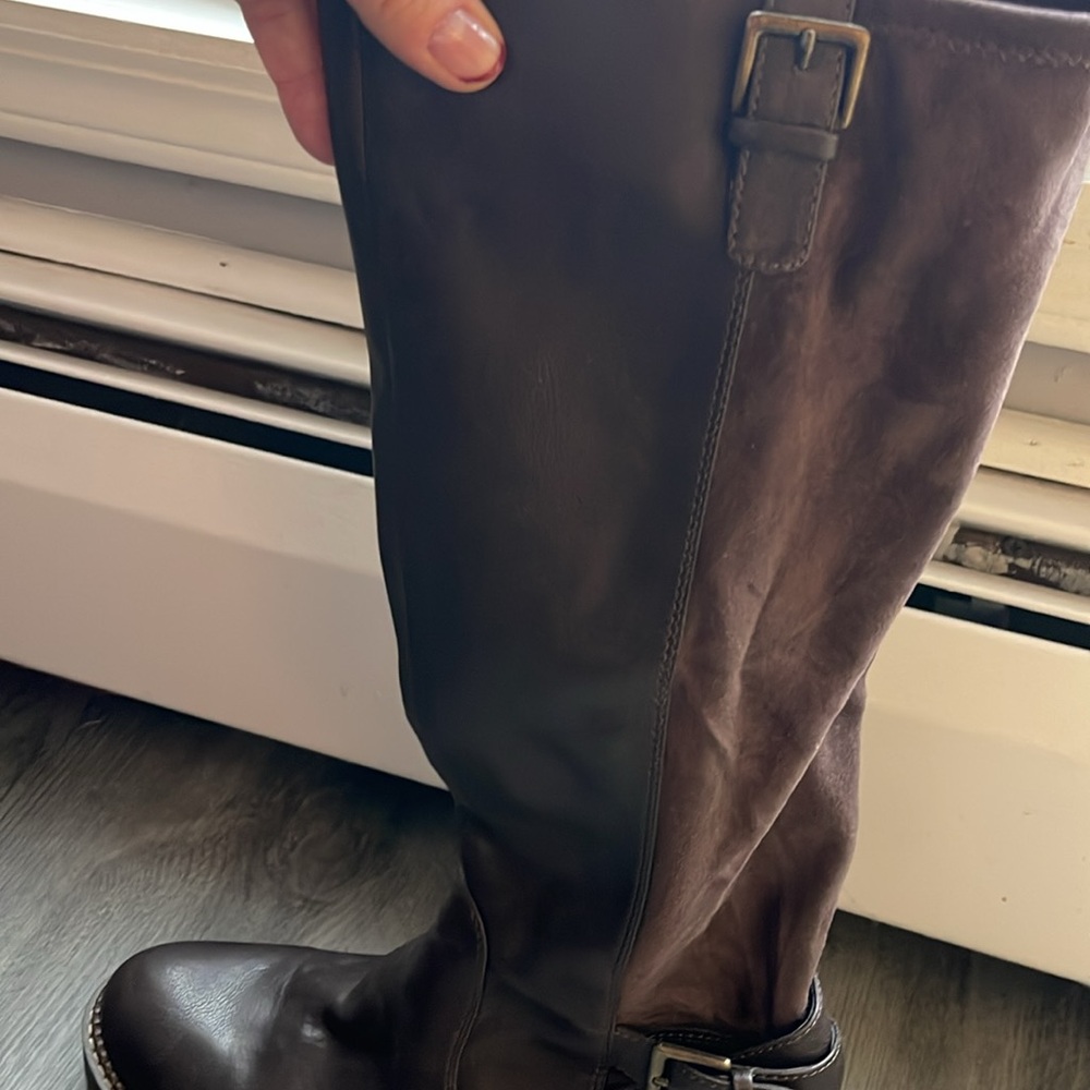 Nordstrom Rack Brand Faux Leather Lug Boots View 5